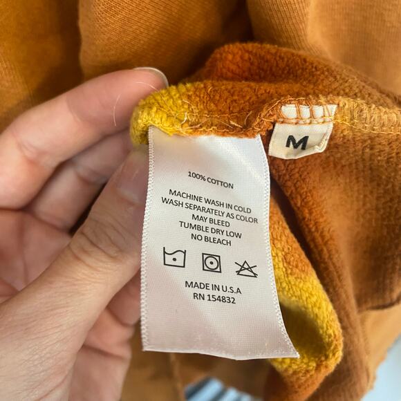 I.S.M.B.S. Womens Size Medium Chileno Bay Sweatshirt Tie Dye 100% Cotton - Picture 5 of 5